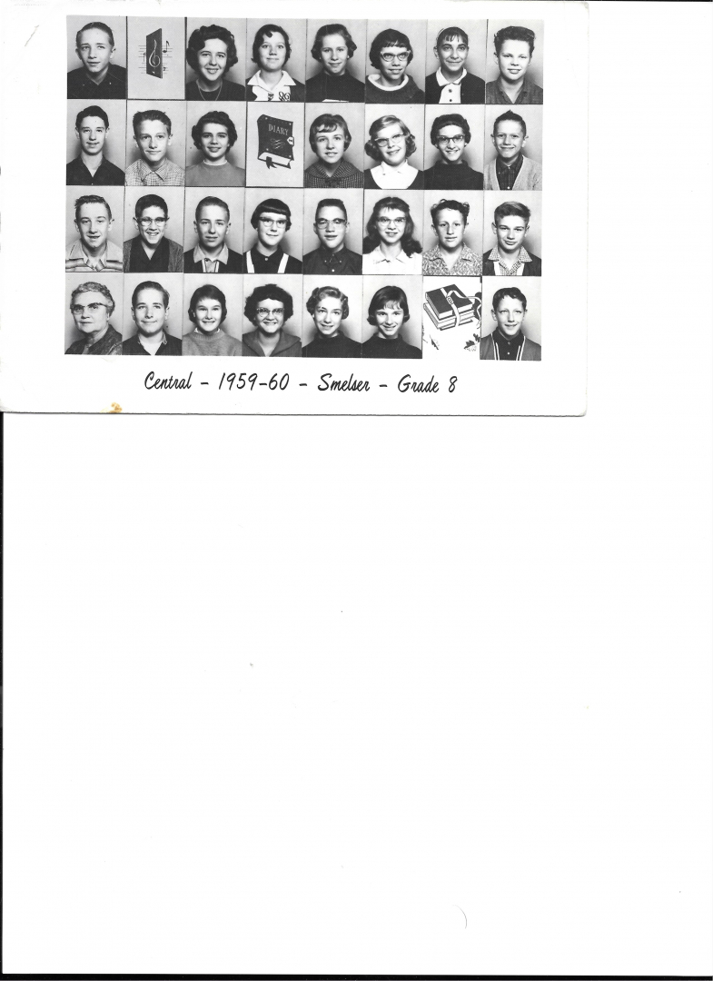 Class Picture Central School 1959-1960